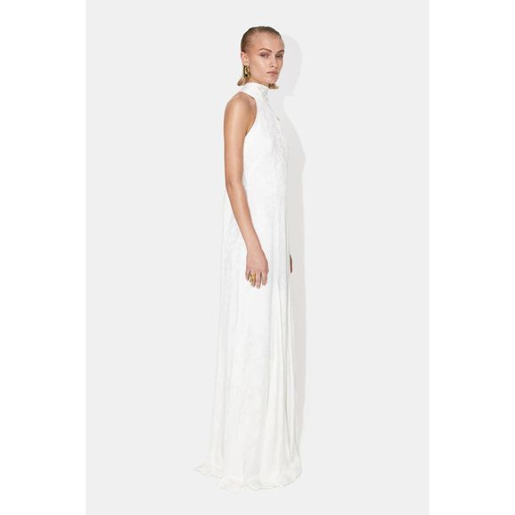 Galvan London Maya Silk-Blend A-Line Gown 38(6) $2950 - Picture 3 of 13